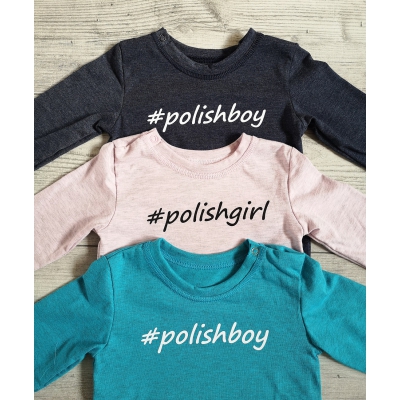 Bluzka #polishboy (turkus)